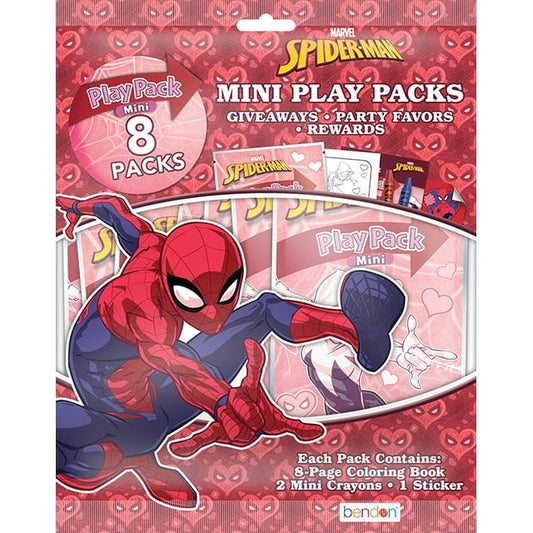 Pack de MINI Juego de San Valentín SPIDERMAN 8Uds PDQ