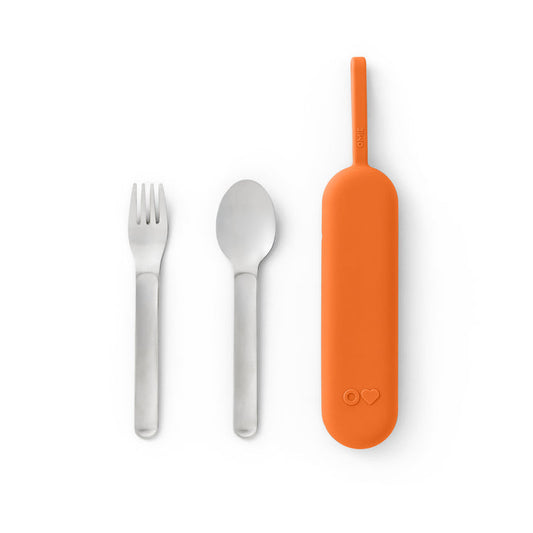 OmieBox UP Pod & Utensil Set Sunny