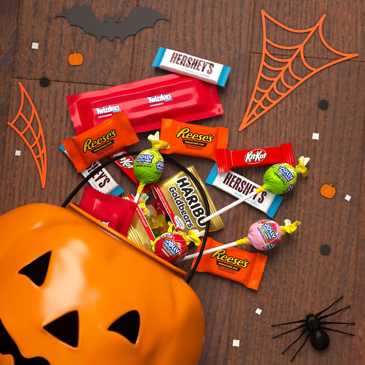 Surtido de caramelos de Halloween Hershey, bolsa a granel de 34.8 oz (110 piezas)