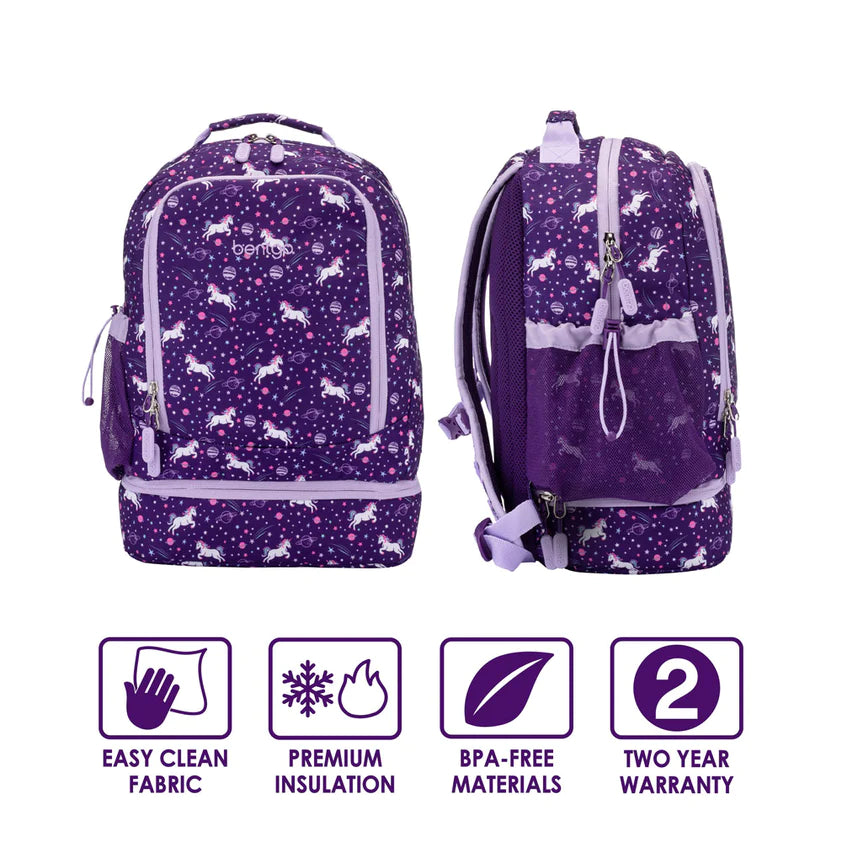 Backpack & Lunch Bag Unicorn