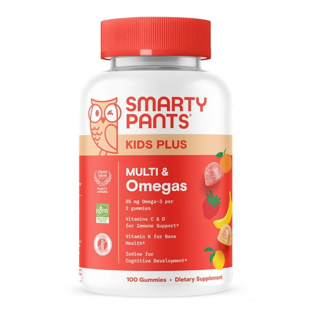 Gomitas multivitamínicas y omega para niños