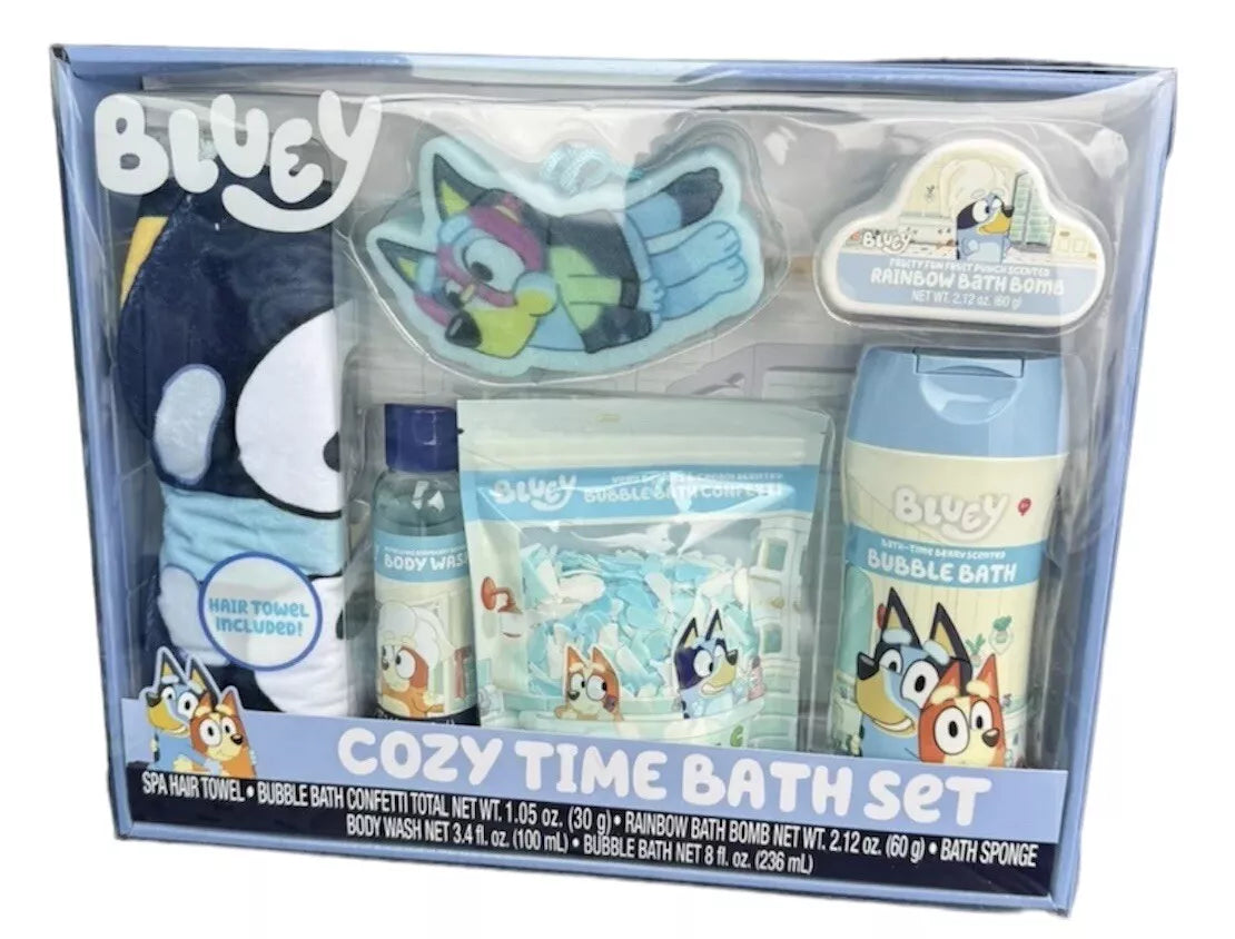 Bluey Cozy Time Bath Set