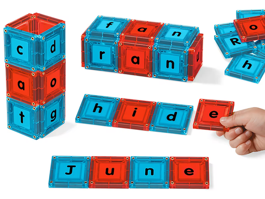 Double-Sided Magnetic Phonics Tiles