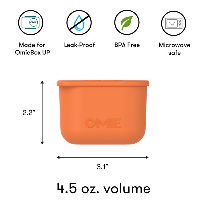 OmieBox UP Dip Containers Blue/Orange