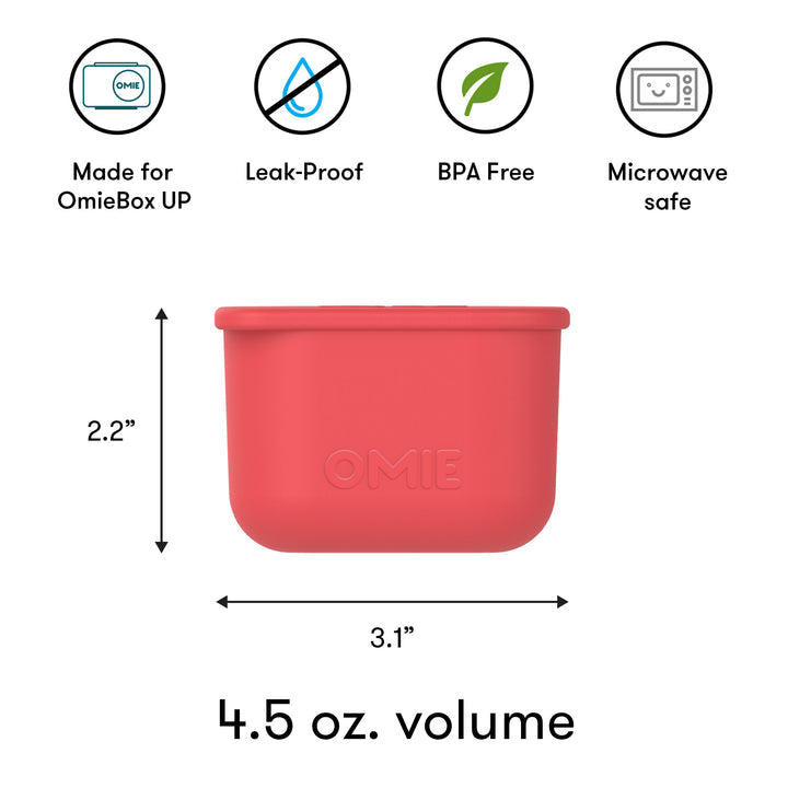 OmieBox UP Dip Containers Pink/Teal