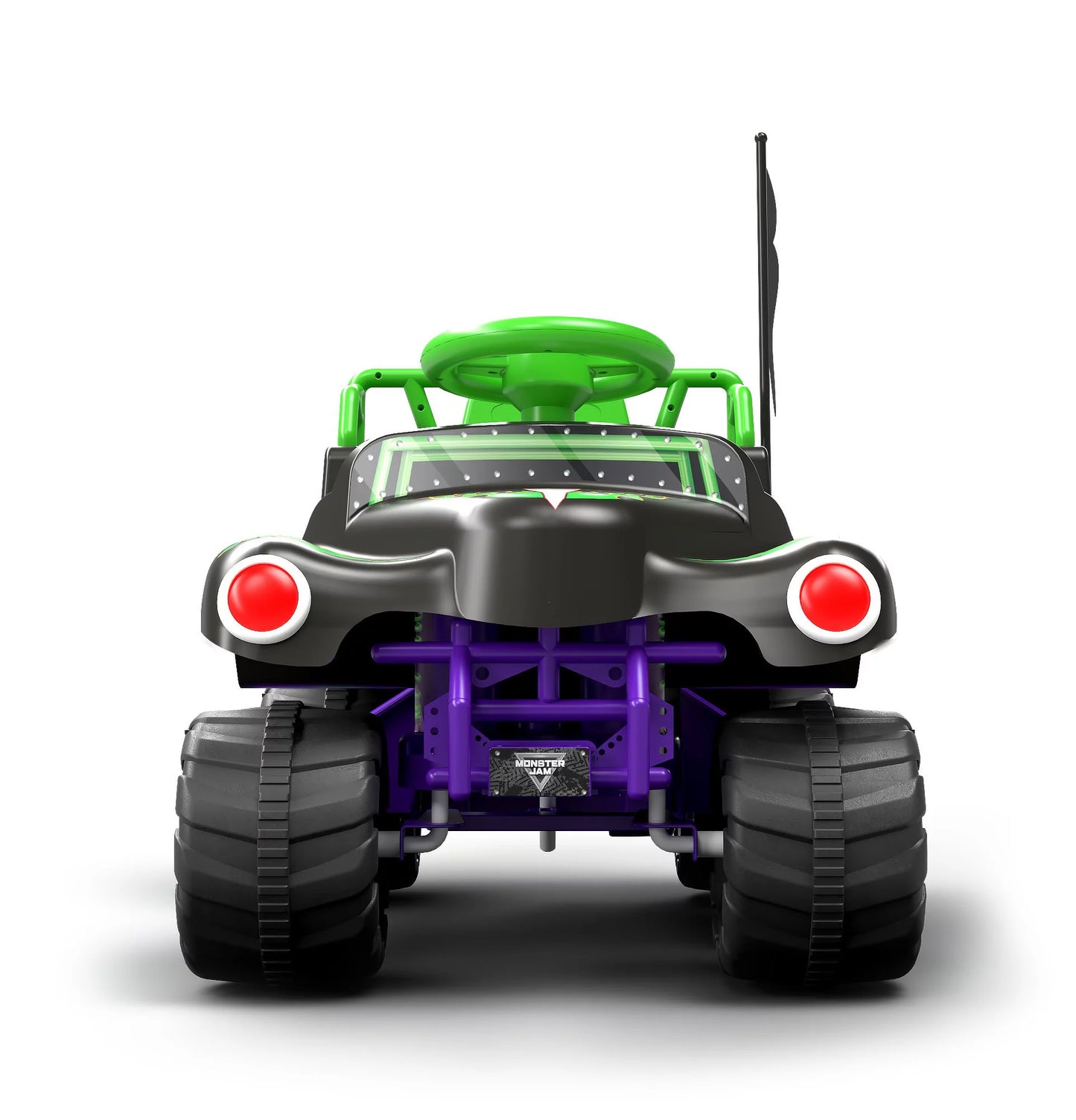 Monster Truck de 6 voltios para excavadora de tumbas, con gráficos auténticos de Monster Jam para niños y niñas de 18 a 36 meses