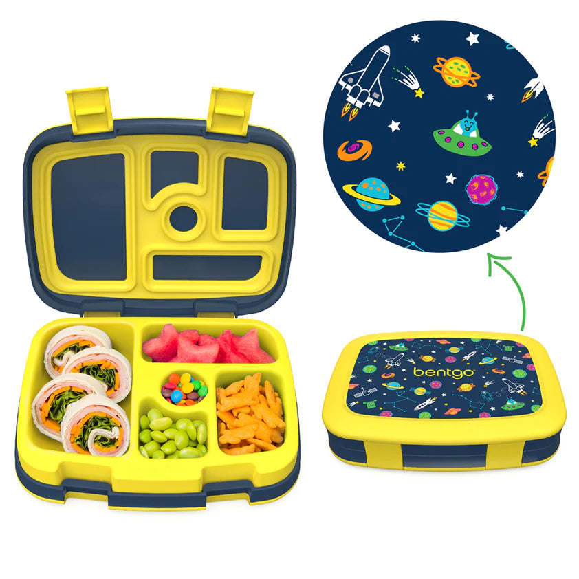 Kids Prints Lunch Box Space