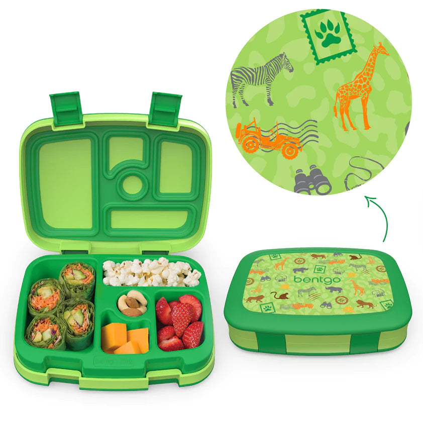 Kids Prints Lunch Box Safari
