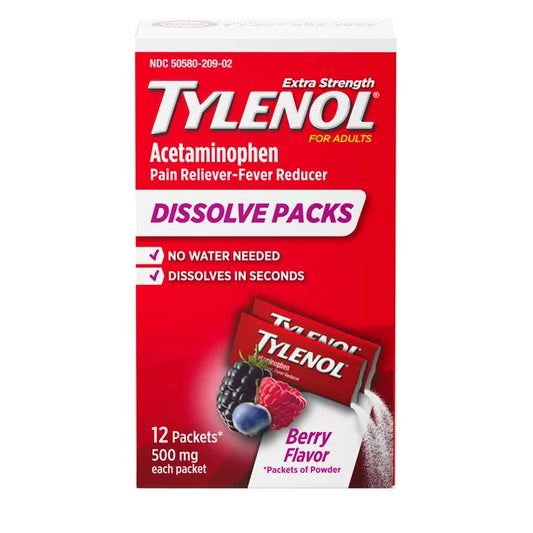 Tylenol Extra Strength Dissolve Packs