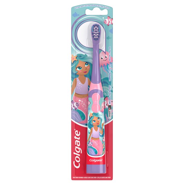 Colgate Kids Battery Toothbrush For Ages 3+, Mermaid