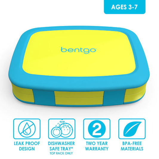 Bentgo Kids Brights Lunch Box Citrus Yellow