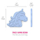Bentgo Buddies Reusable Ice Packs (4 Pack) - Unicorn