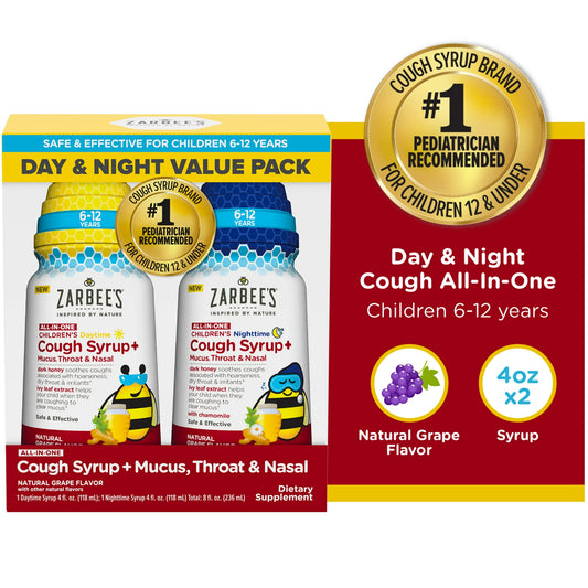 Zarbee’s Kids All-in-One Day/Night Cough, Age 6-12