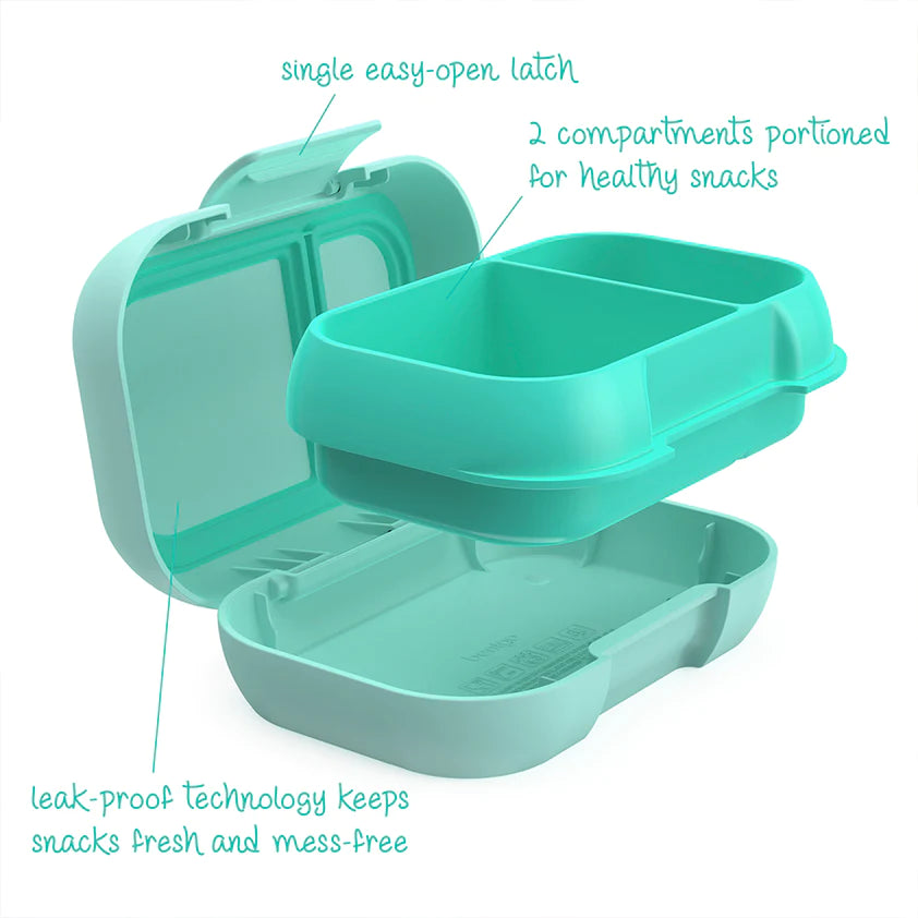 Kids Snack Container Aqua