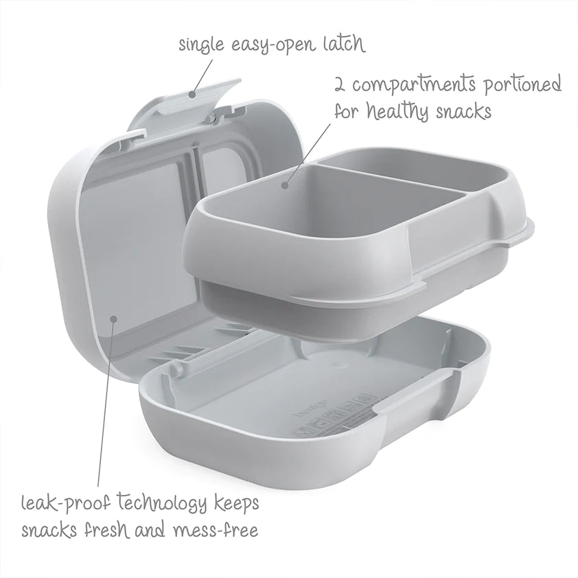 Kids Snack Container Gray