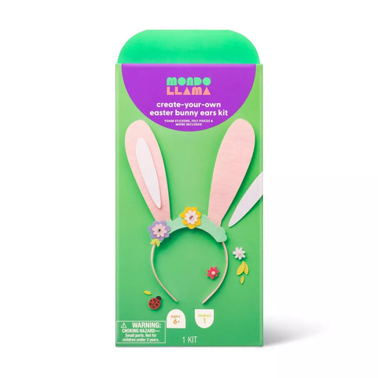 Kit de flores para crear tus propias orejas de conejo de Pascua