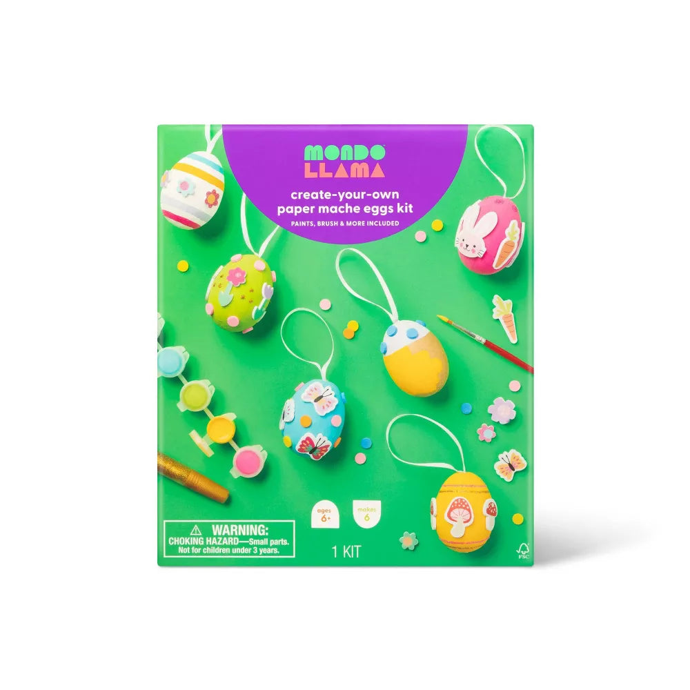 Kit para crear tu propio huevo de Pascua de papel maché