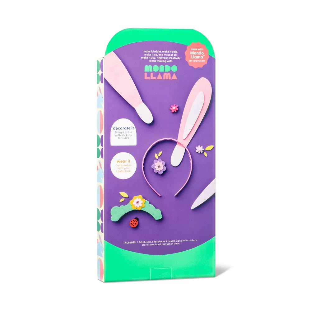 Kit de flores para crear tus propias orejas de conejo de Pascua