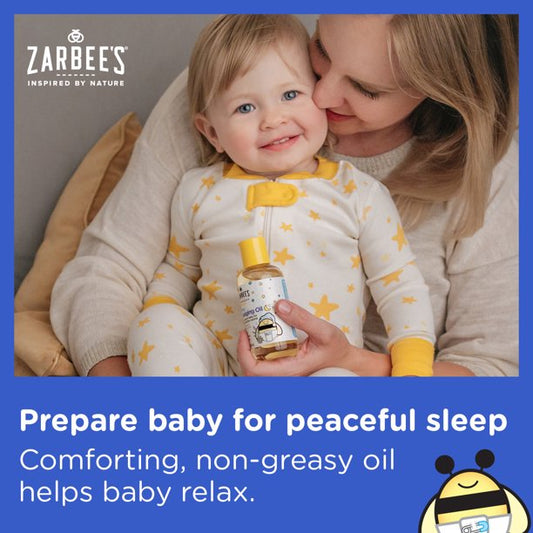 Zarbee's Baby Calming Massage Oil, Lavender & Chamomile