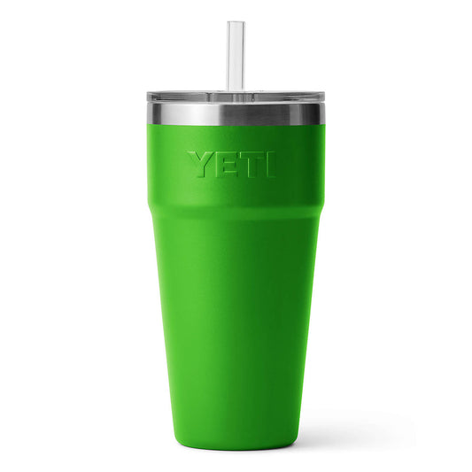 YETI Rambler 26 oz Stackable Cup with Straw Lid Canopy Green
