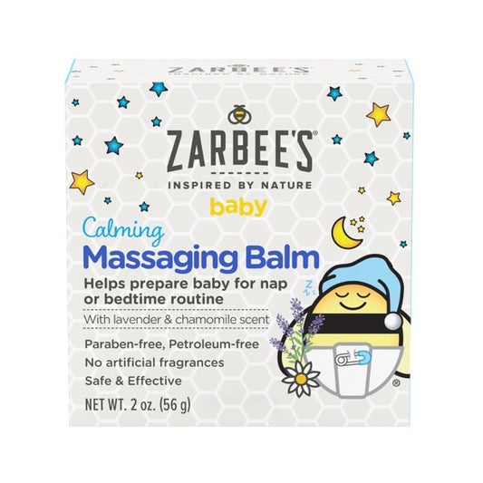Zarbee's Baby Calming Massage Balm, Lavender & Chamomile