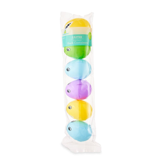 Way To Celebrate Easter Shark Containers, 6 Count